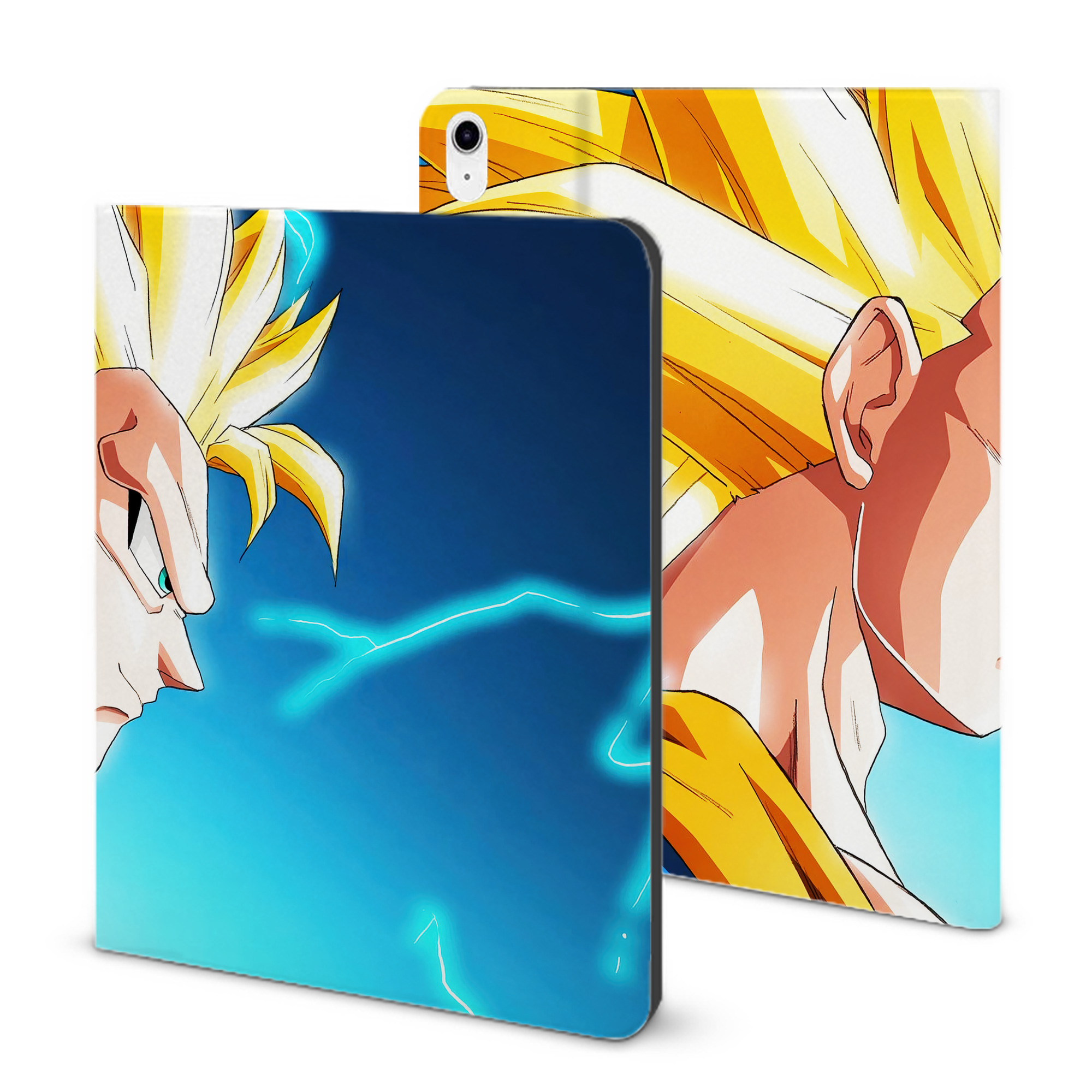 （画像用） ドラゴンボール DRAGON BALL IPad ケース ブック型 PUレザー TPU 耐衝撃 軽量 薄型 ペン収納なし 全面保護 IPad 各モデル対応